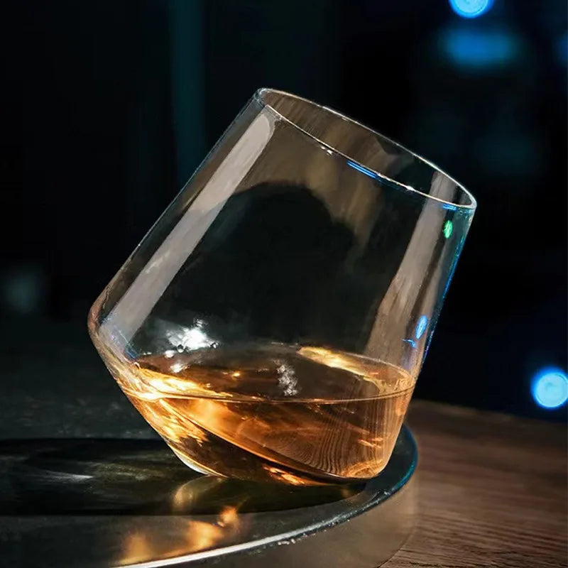 Dlight Decor Revolving Whiskey Glass 530ml Luxury Mug