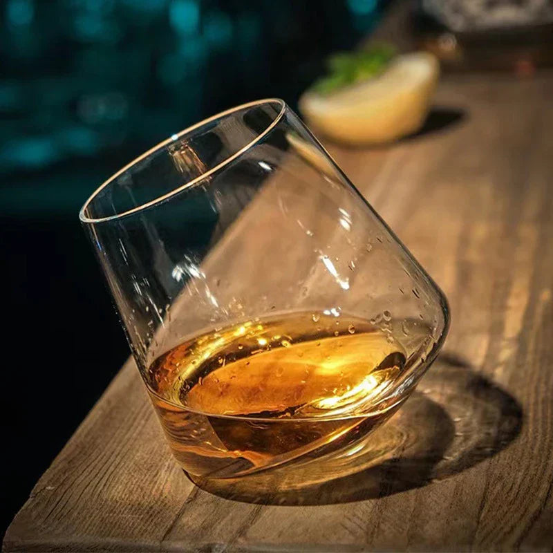 Dlight Decor Revolving Whiskey Glass 530ml Luxury Mug